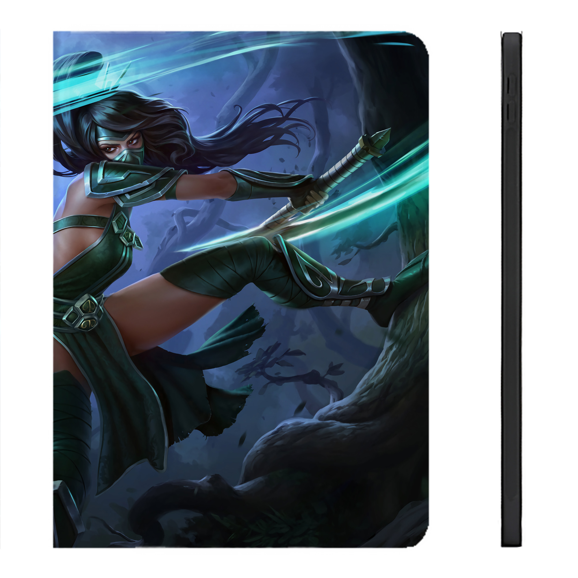（画像用） リーグ・オブ・レジェンド League of Legends LOL IPadケース ペンホルダー付き ブックスタイルデザイン